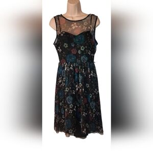 Lauren Conrad for Disney Snow White!! Floral Mesh Midi Dress, beautiful!